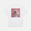 予約：urday【Animal／White Dog／P】フォトTシャツ（9407684）ホワイト/urday（マミアン）
