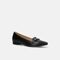 予約：2026AW：ポインテッドトゥ ゴールドビット ローファー（m17070）ブラック/mamian（マミアン）