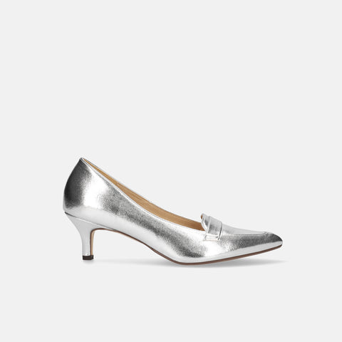 10% OFF: 2024SSBI: Loafer style pumps (5725) Silver