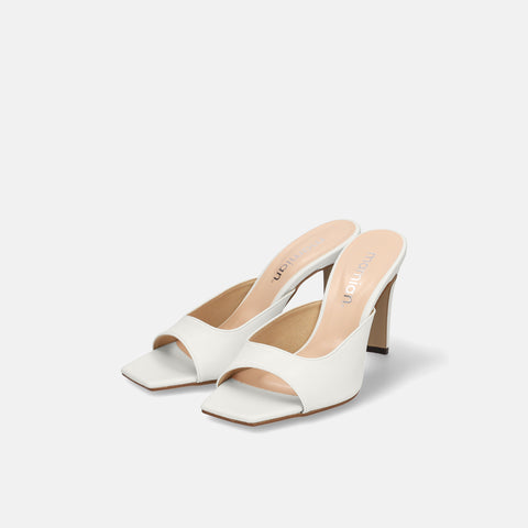 30% OFF: 2022SS: Mesh Design Clear Heel Mule (m96103) Black MS